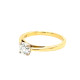 Pre Owned 18ct Diamond Solitaire Ring ZQ701